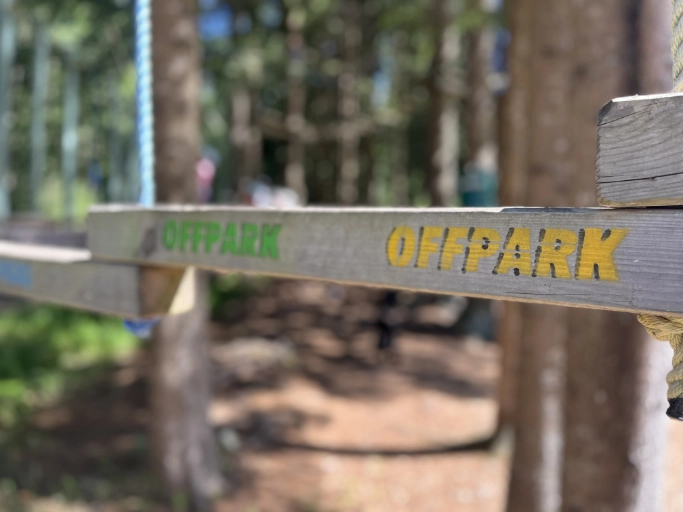 Lanový park Offpark Prášily – lezení v korunách stromů